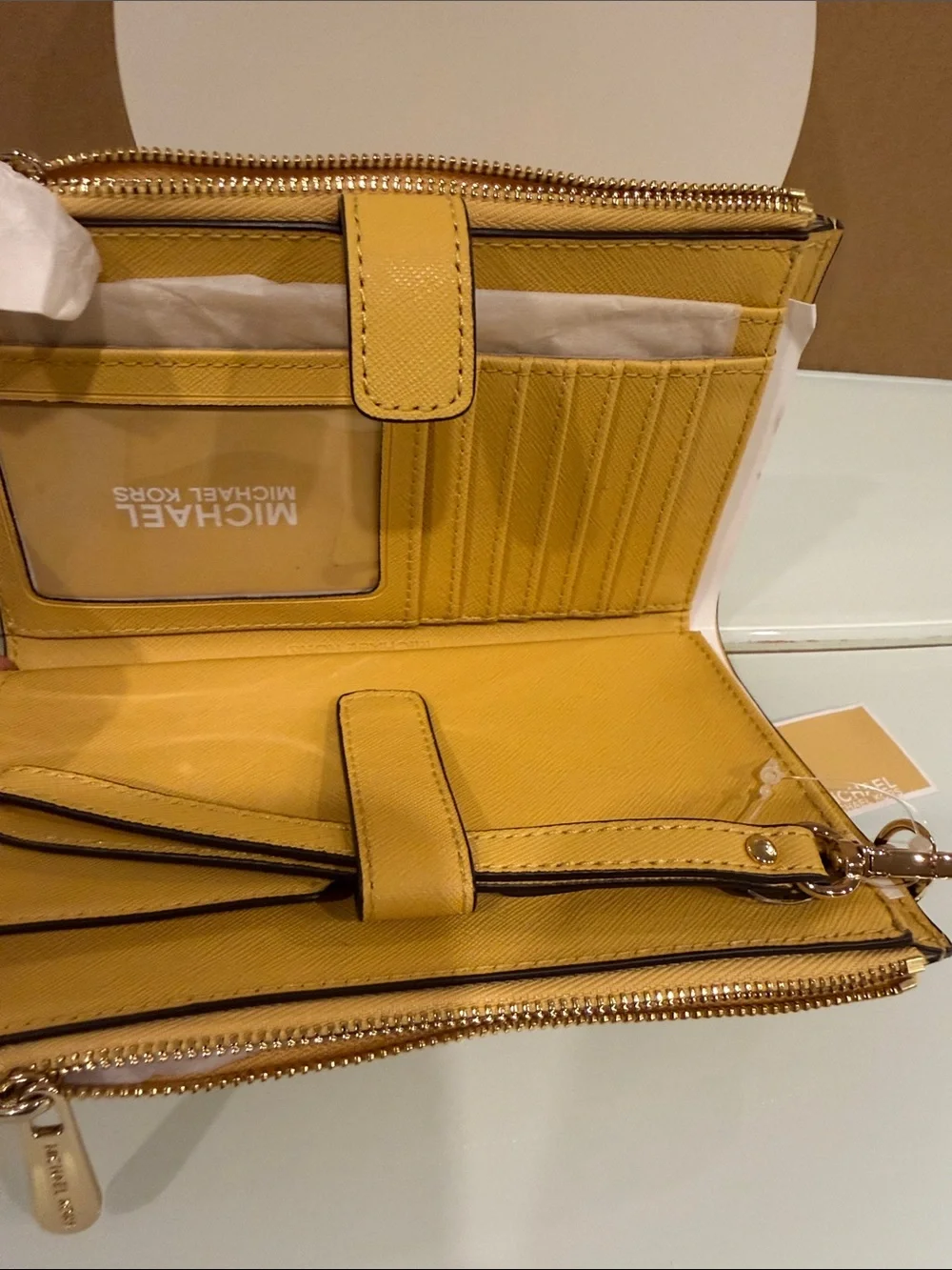Michael Kors compact saffiano